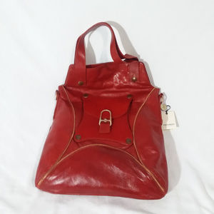 Genuine Red leather Petusco Bag